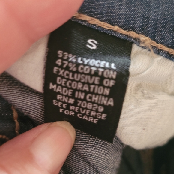 Rue 21 denim overalls for women. Size small. - Picture 4 of 5